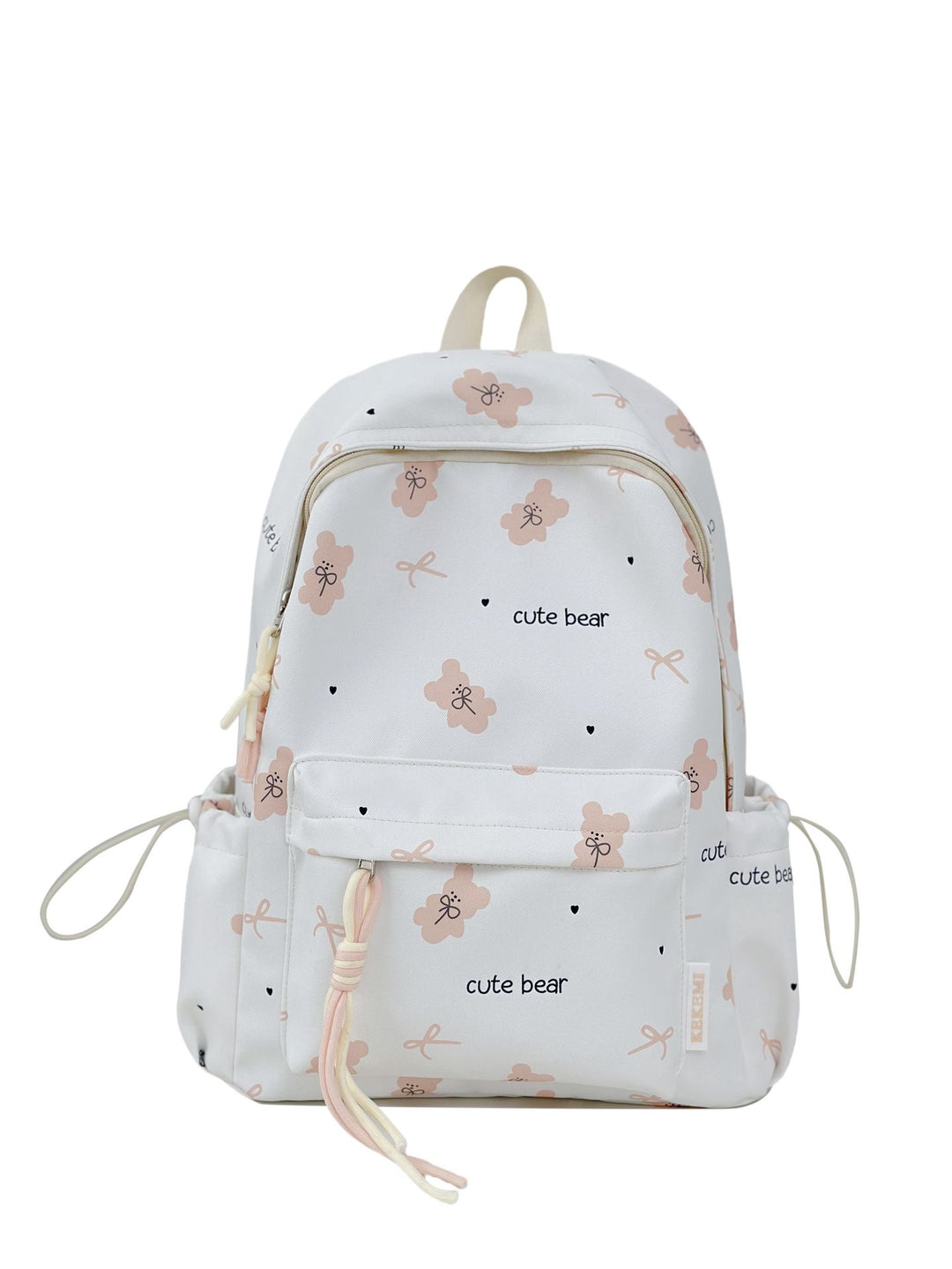 Cute Character Print School Backpack