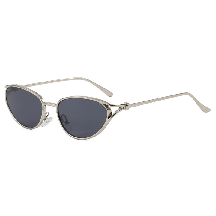 Trendy Cat-Eye Sunglasses with Metallic Frame Kalsten