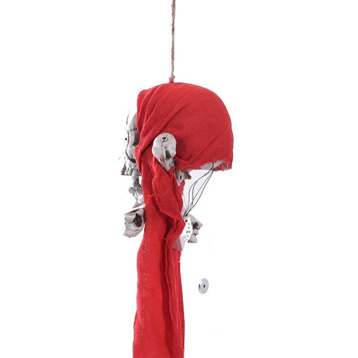 Creepy Hanging Pirate Skull Decoration Kalsten