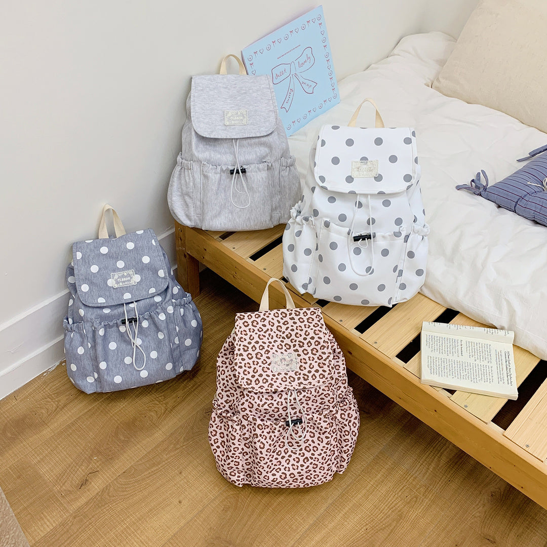 Playful Polka Dot Themed Backpack Kalsten