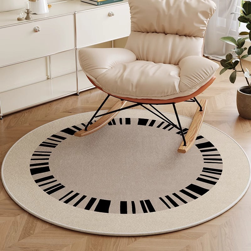 Round Decorative Area Rug for Home Decor
