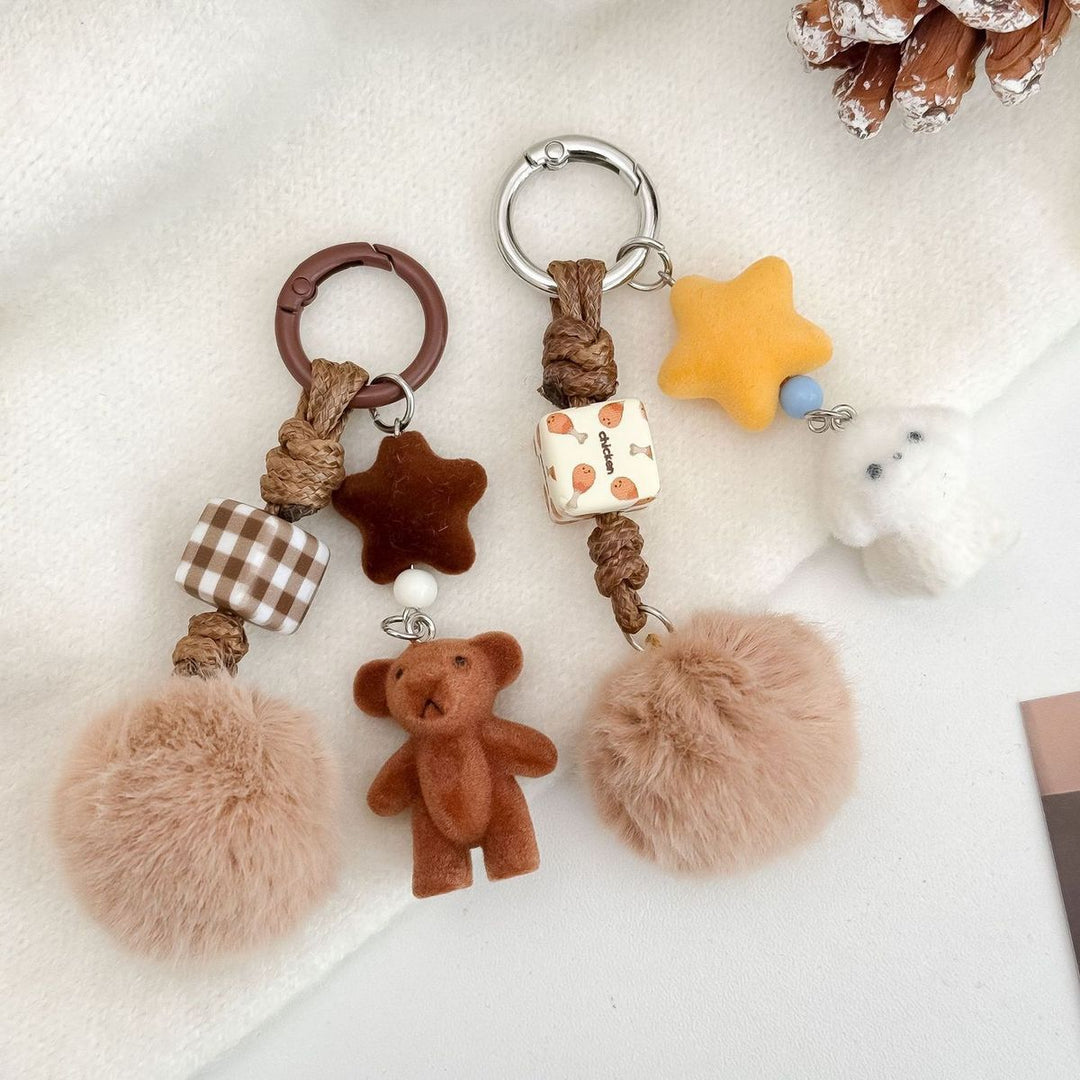 Decorative Plush Bear Keychain Kalsten