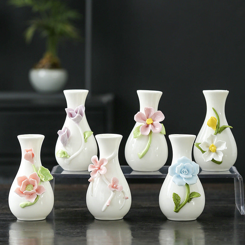 Floral Art Ceramic Vase Kalsten