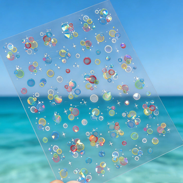 Bubble Effect Nail Art Stickers