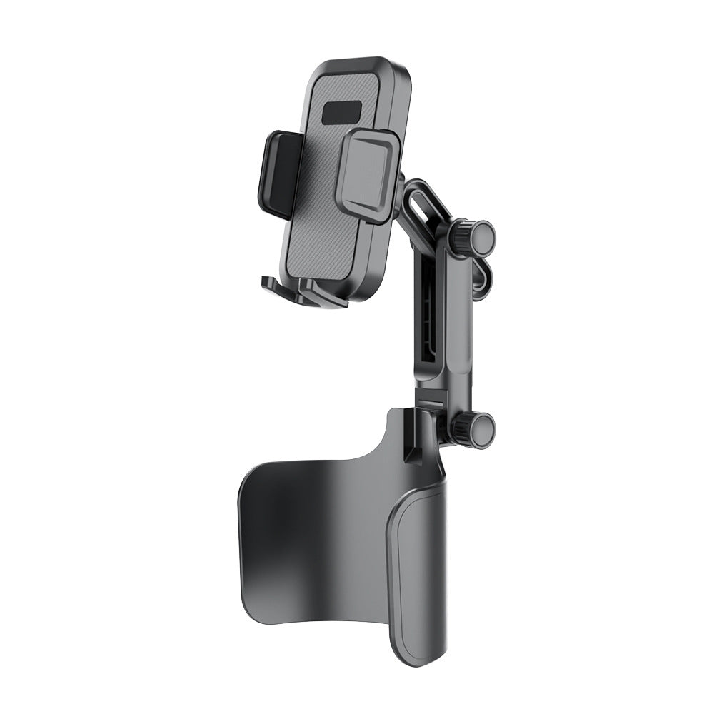 Adjustable car headrest tablet and smartphone holder with telescopic support arm and anti slip cradle Kalsten