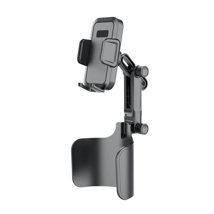 Adjustable car headrest tablet and smartphone holder with telescopic support arm and anti slip cradle Kalsten