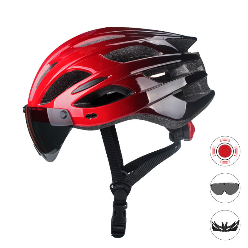 Aerodynamic Cycling Helmet with Integrated Visor Kalsten