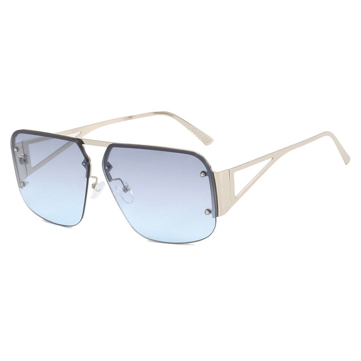Women's oversized geometric sunglasses with smooth lines and protective UV filter Kalsten