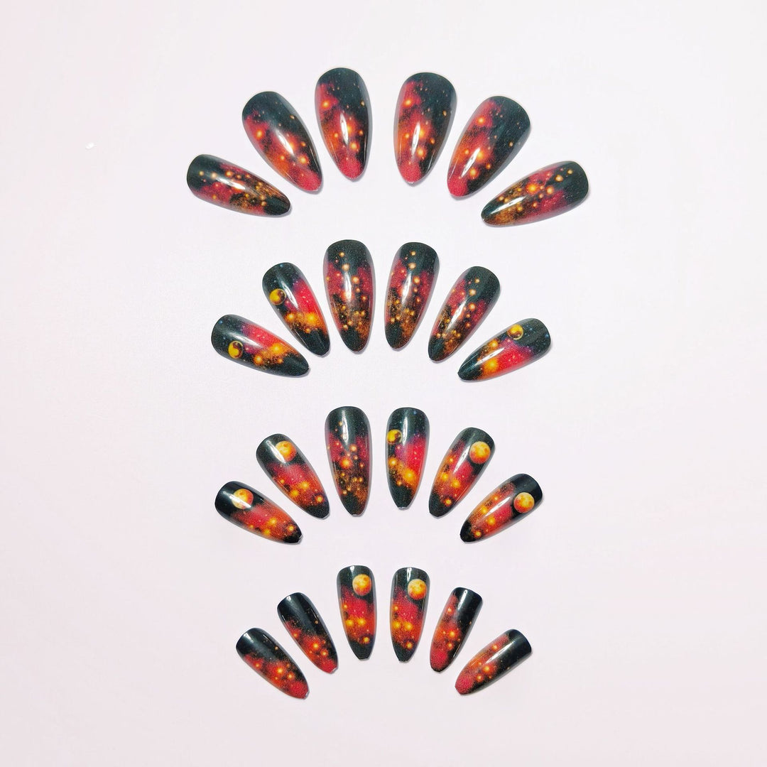 Celestial Galaxy-Inspired Nail Art Kalsten