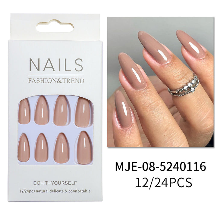 Premium DIY Long Almond-Shaped Press-On Nails Kalsten