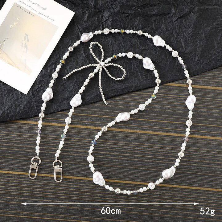 Heart-Designed Beaded Eyewear Chain Kalsten