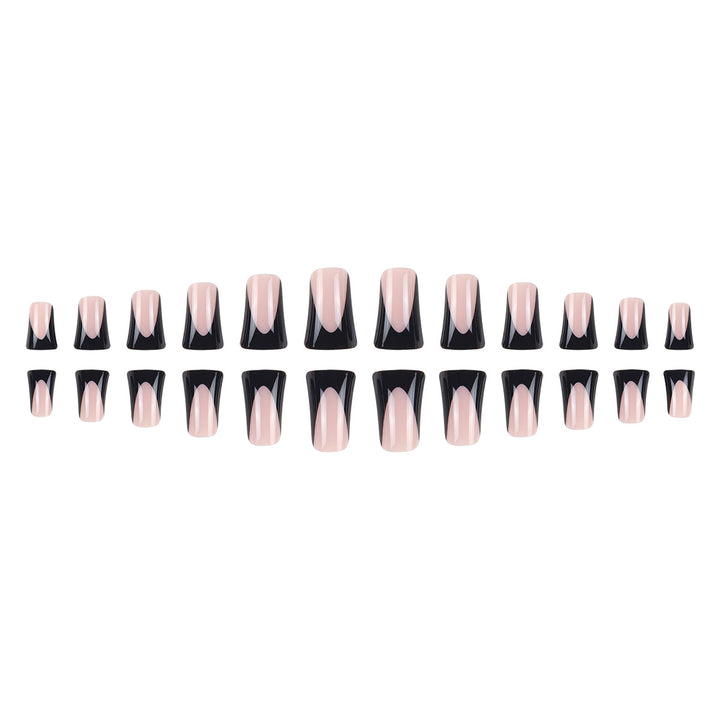 Artistic Stiletto Press-On Nail Set with Unique Negative Space Design Kalsten