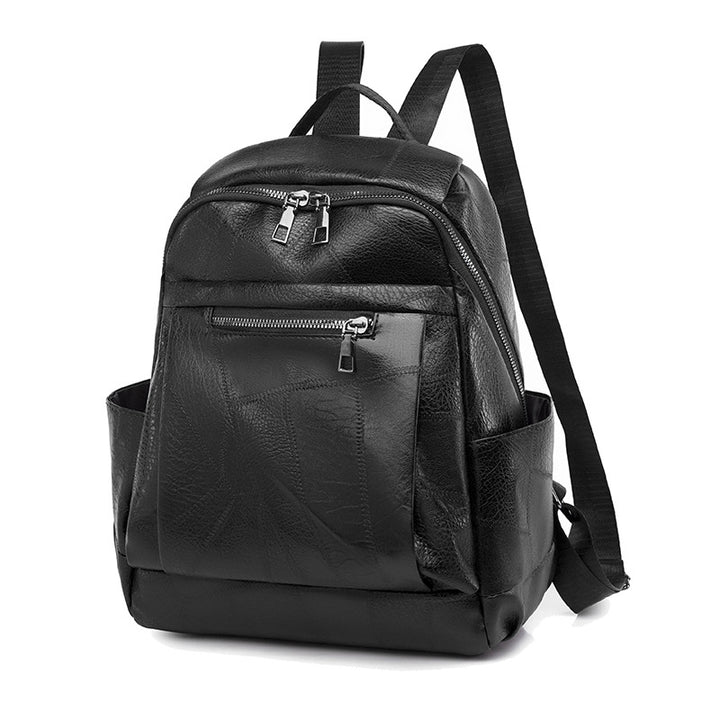 Luxurious Multi-Compartment Leather Backpack Kalsten