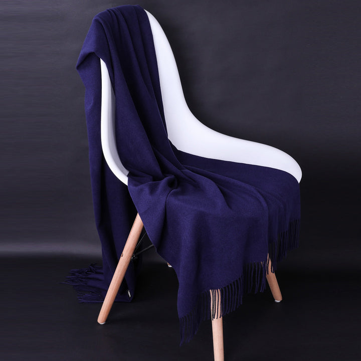 Luxurious Cashmere-Blend Throw Blanket