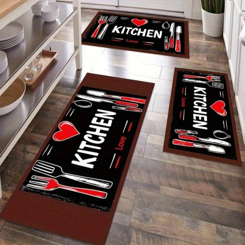 Festive Christmas Kitchen Mat Kalsten