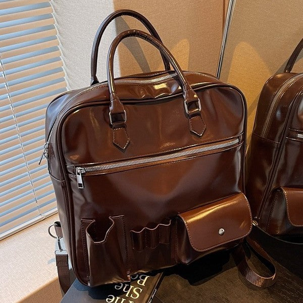 Multi-Pocket Business Tote