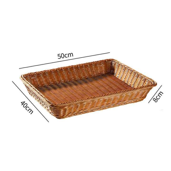 Large Rectangular Woven Storage Tray Kalsten
