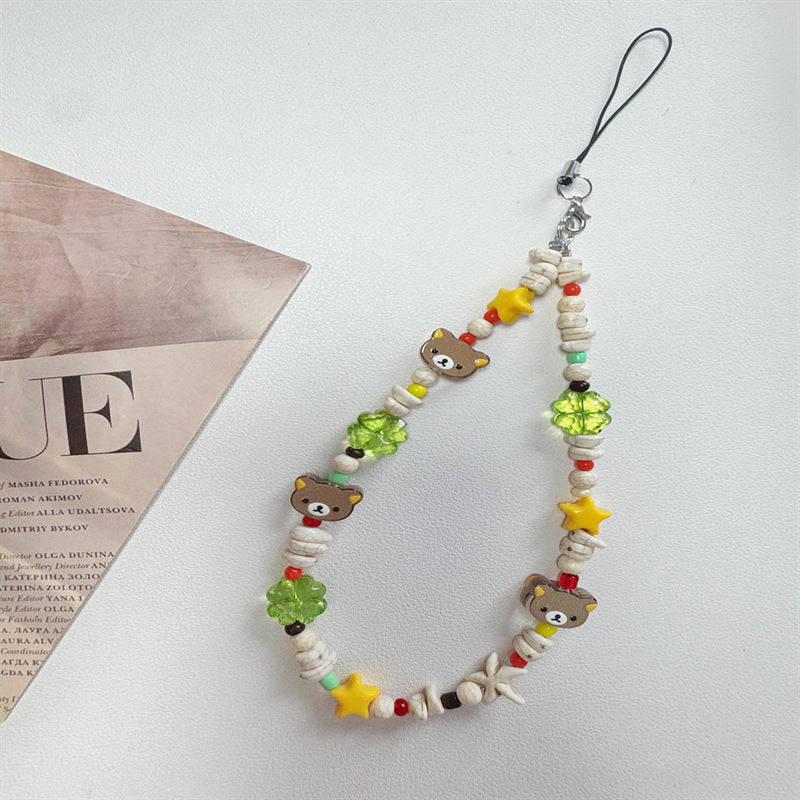 Fun-Themed Beaded Keychain Holder Kalsten