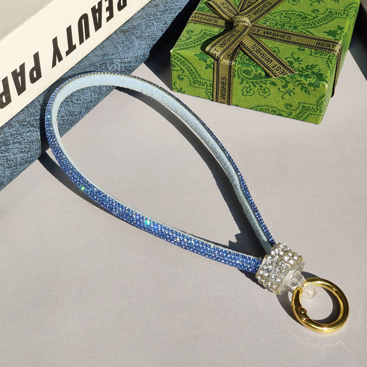 Sparkling Rhinestone Phone Lanyard Kalsten