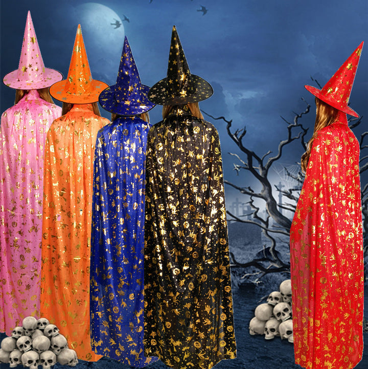 Glamorous Glitter Witch Cape Costume Kalsten