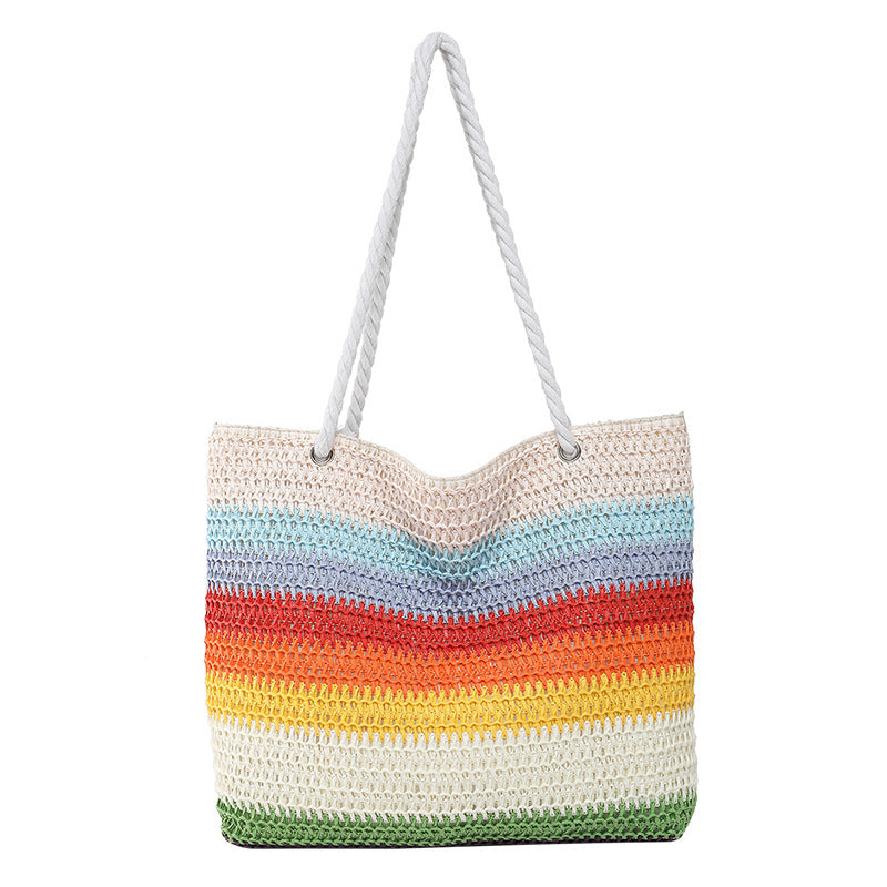 Handwoven Beach Tote Bag