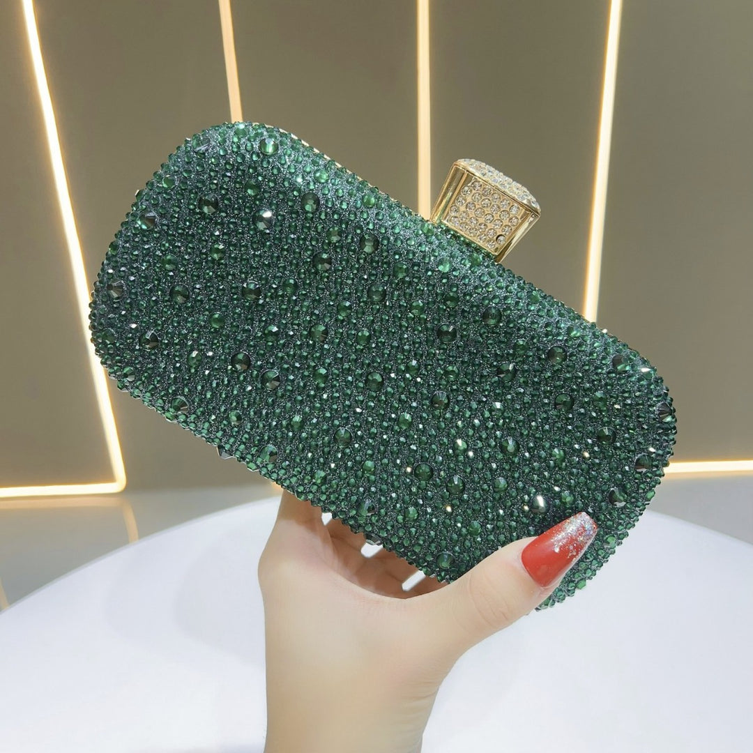 Crystal-Studded Clutch Purse