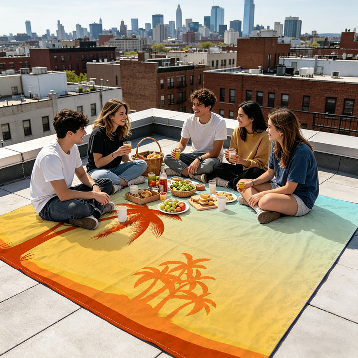 Mandala Design Beach Mat Kalsten
