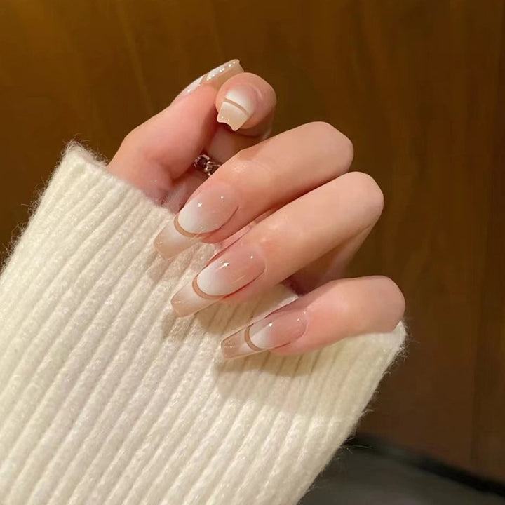 French Tip Press-On Nail Set