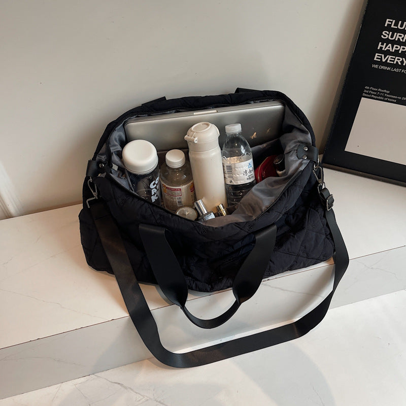 Quilted Travel Tote Bag
