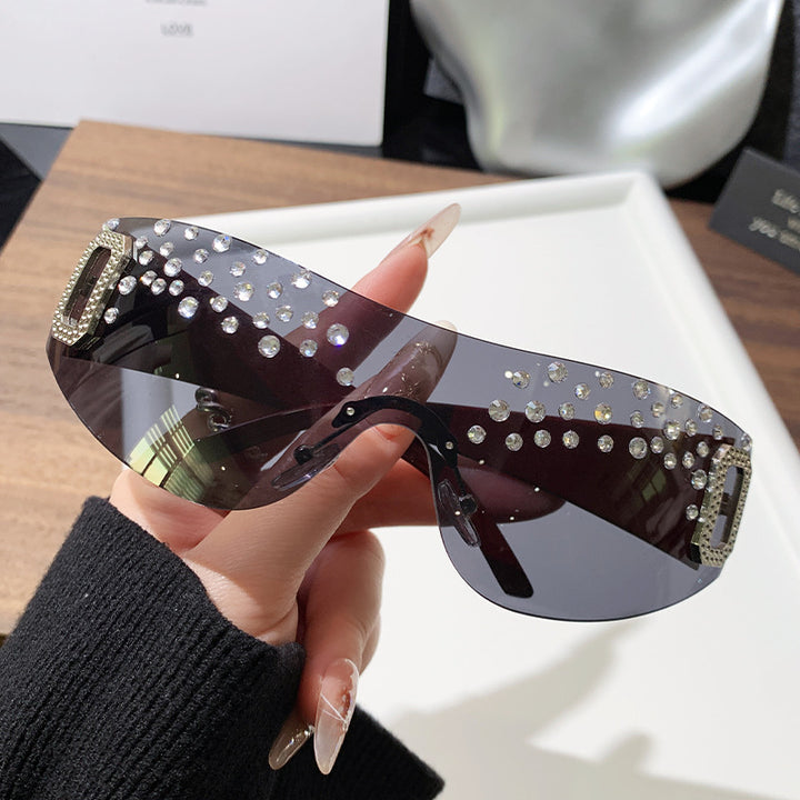Women's Glamorous Sunglasses with Glitter Accents Kalsten