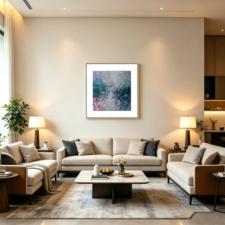 Abstract Floral Canvas Art Print for Walls