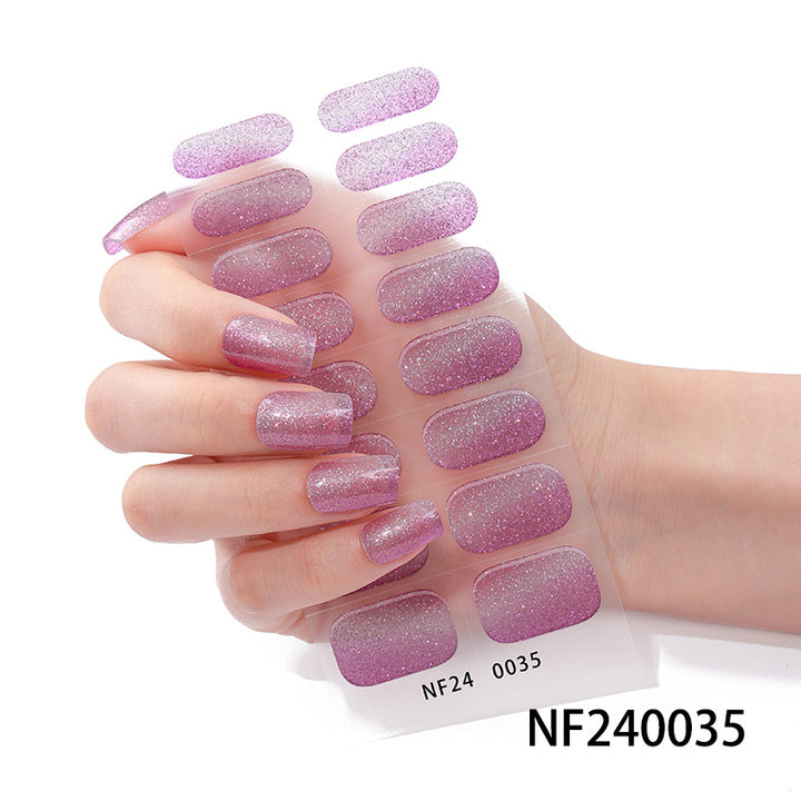 Sparkling Glossy Nail Wraps