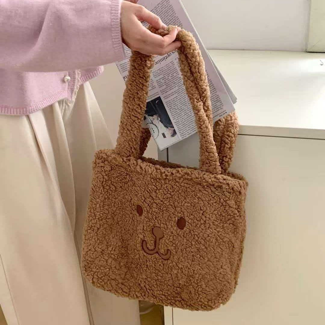 Plush Teddy Bear Tote Bag Kalsten