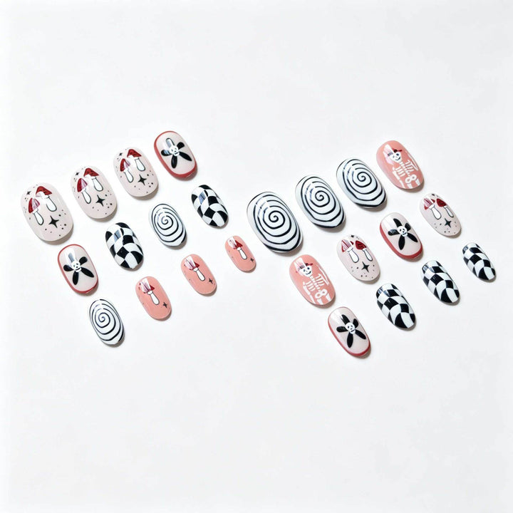 Creative Artistic Halloween-Themed Nail Art