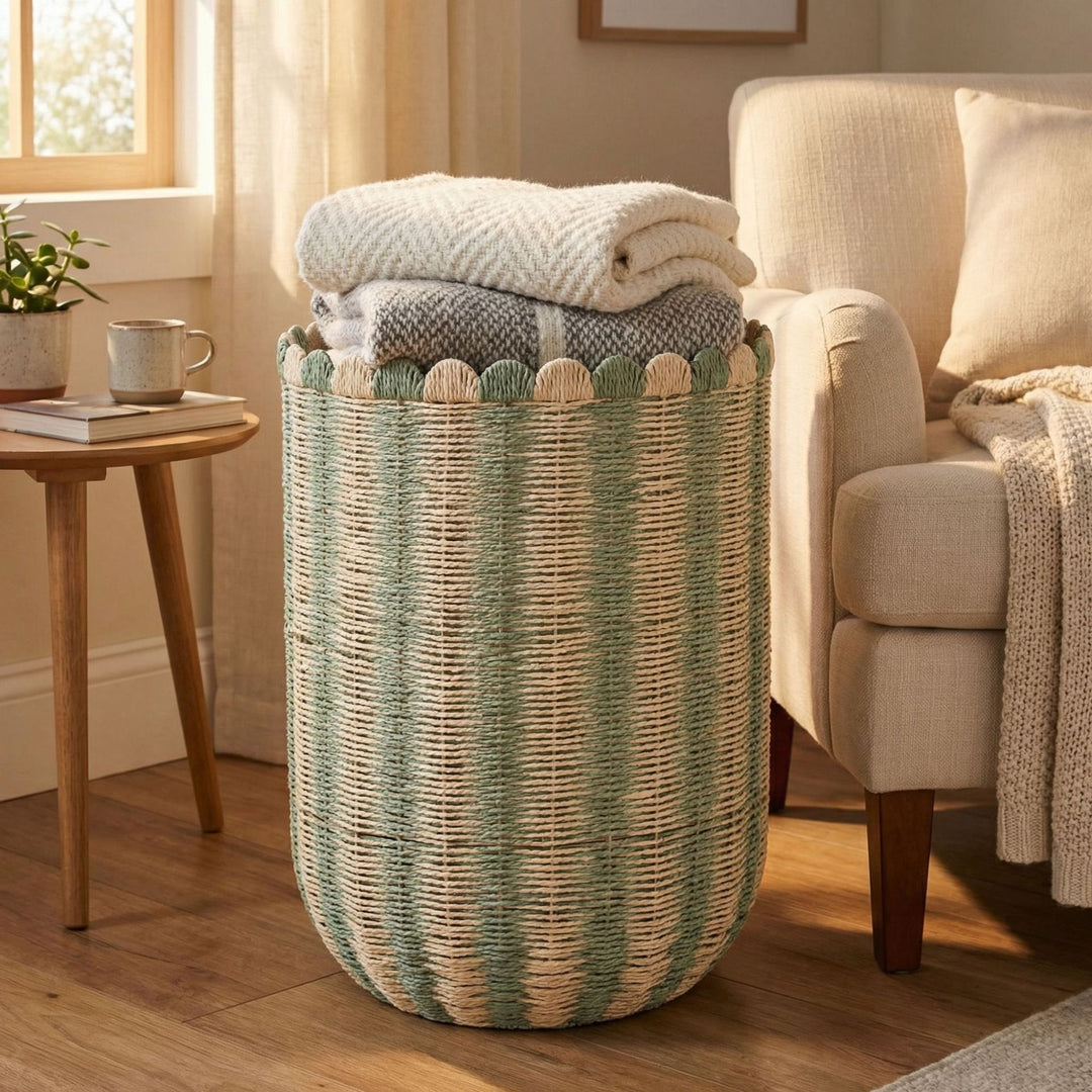 Decorative storage basket in modern design Kalsten