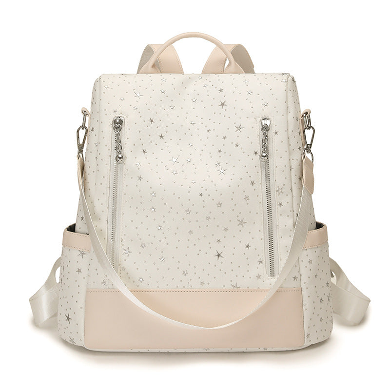 Star Patterned Multi-Pocket Backpack Kalsten