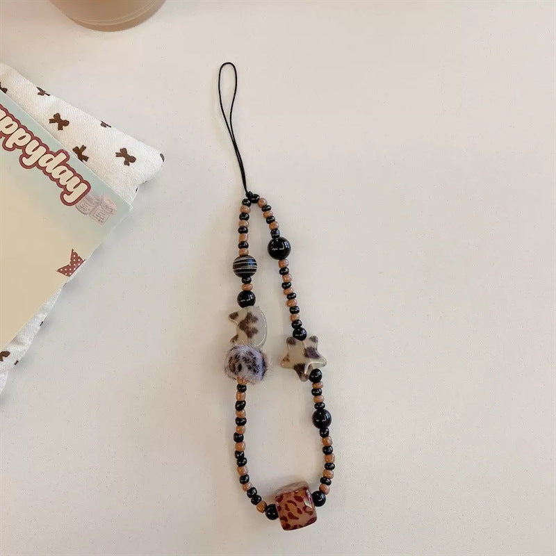 Decorative Beaded Charm Keychain Kalsten