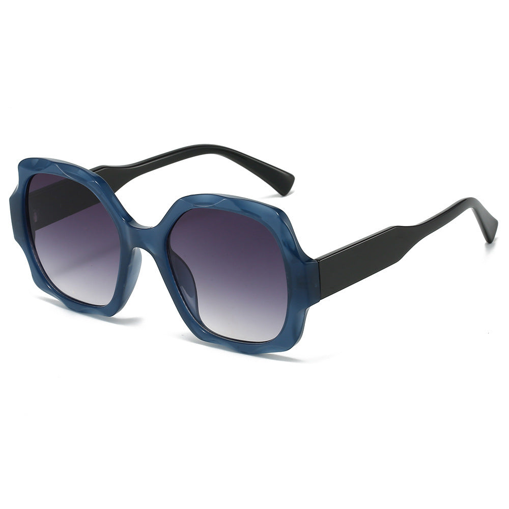 Fashion-Forward Hexagonal Frame Sunglasses Kalsten