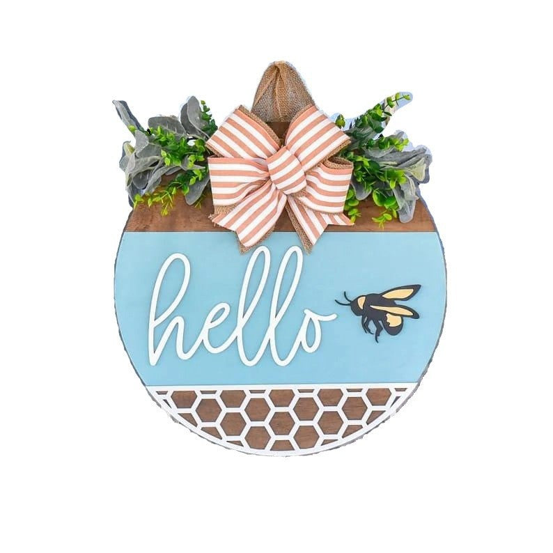 Decorative Wooden Welcome Sign