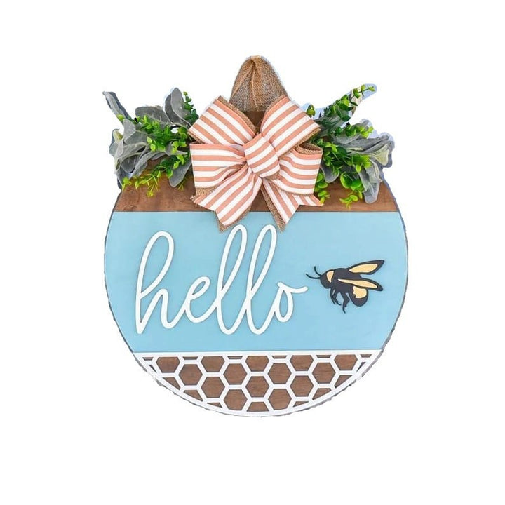 Decorative Wooden Welcome Sign