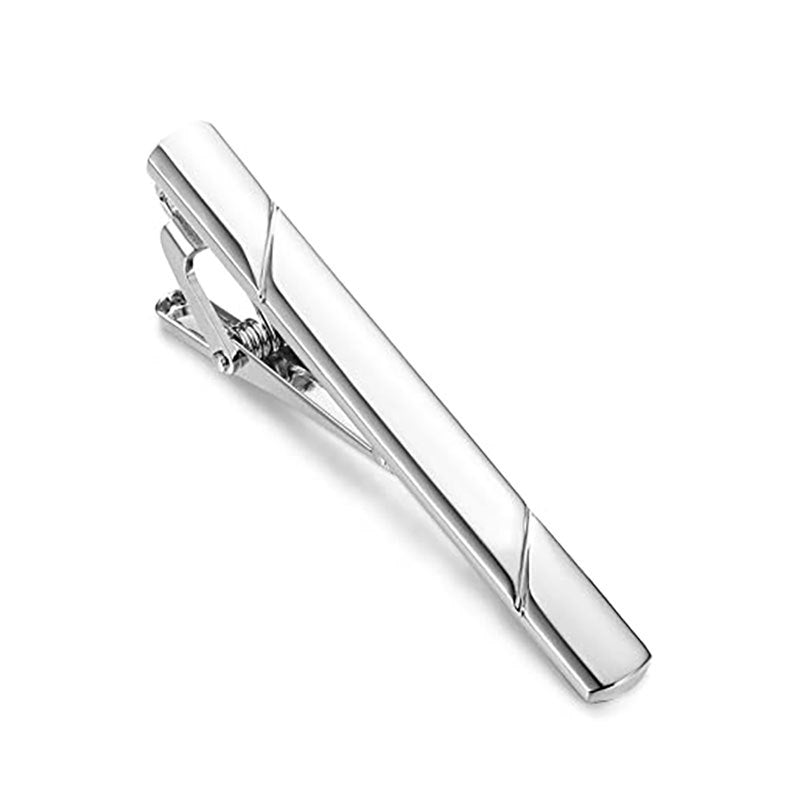 Sleek Metal Tie Clip Set Kalsten
