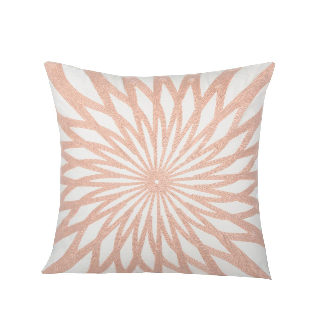 Decorative Geometric Cotton Throw Pillow Cover with Hidden Zipper and Removable Insert