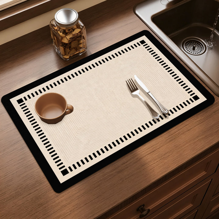Elegant Floral Print Kitchen Mat Kalsten
