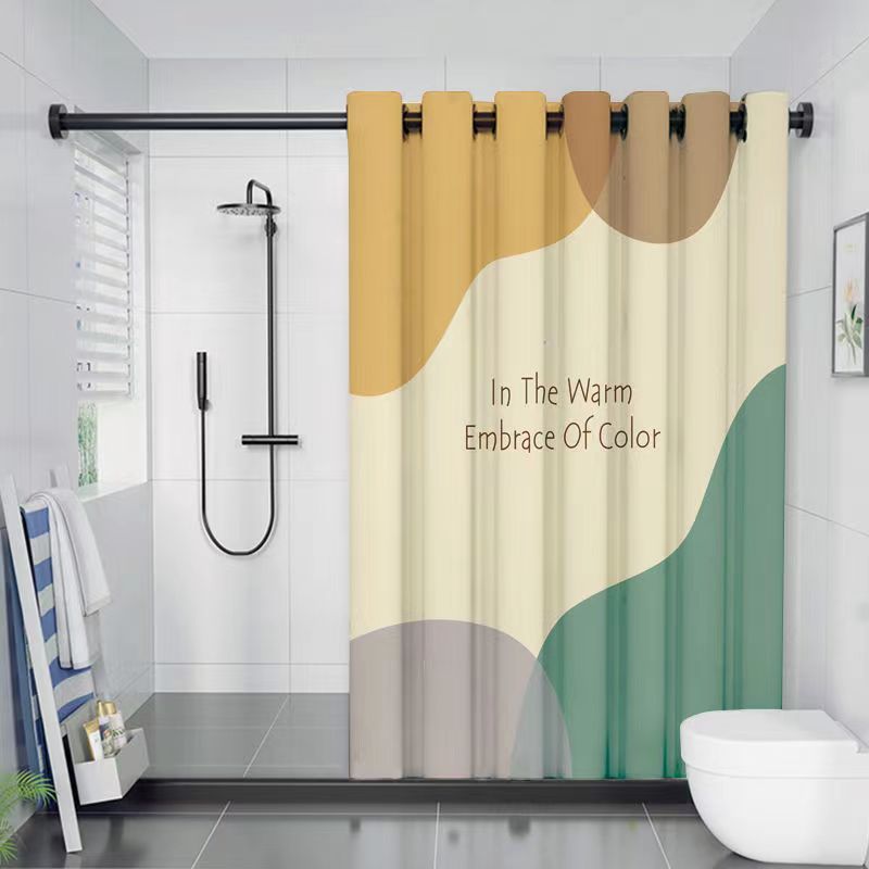 Artistic Deer-Themed Shower Curtain Kalsten