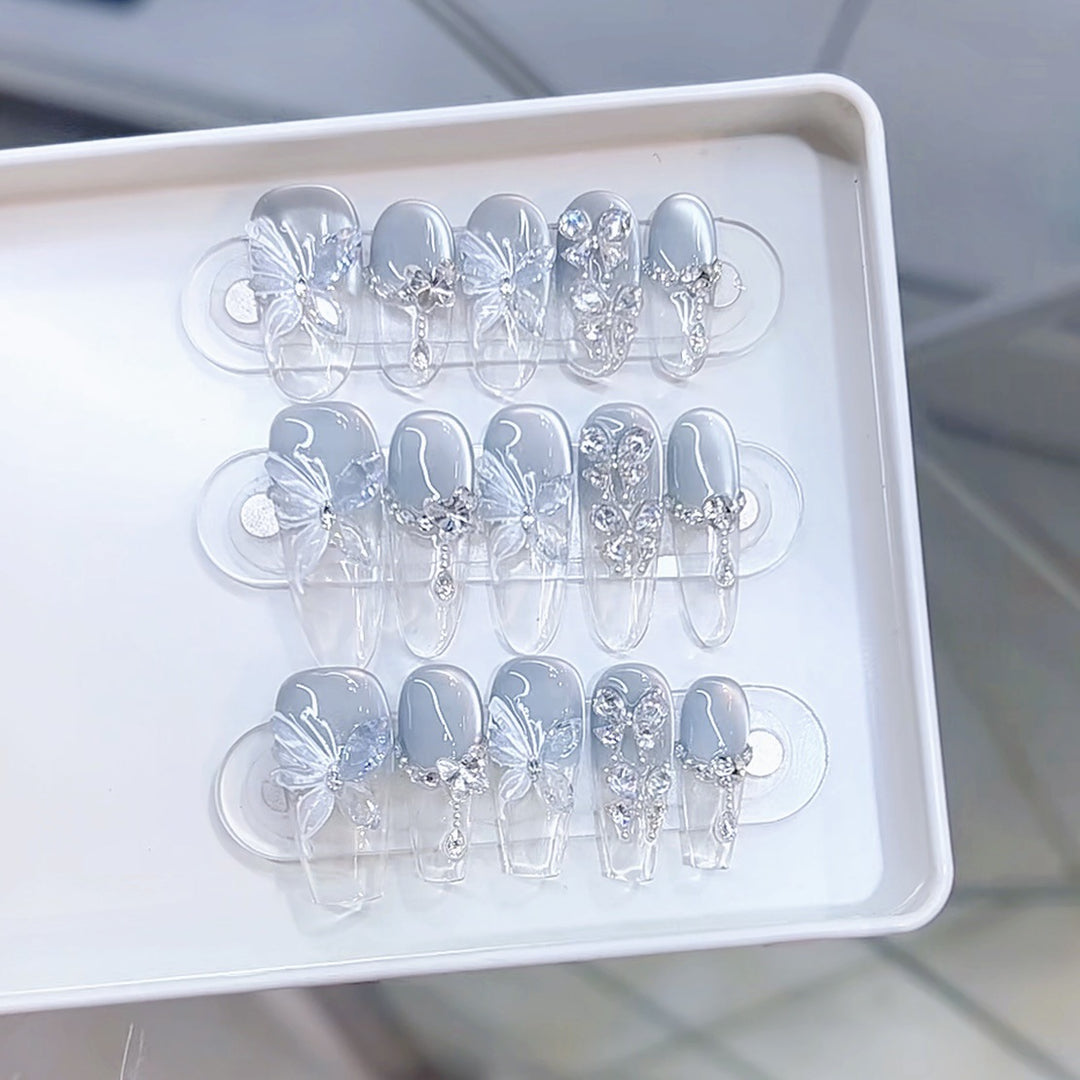 Elegant Decorative Press-On Nails Kalsten
