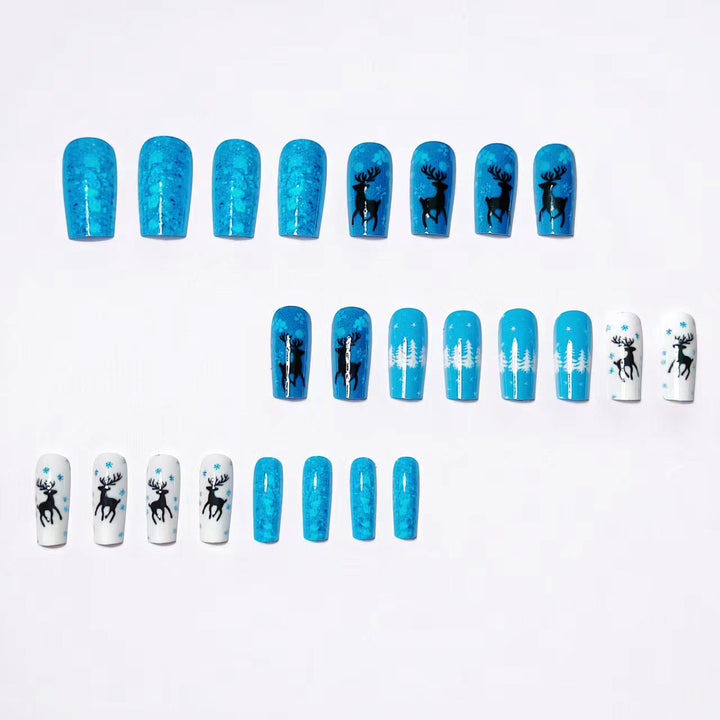 Seasonal Winter-Themed Nail Art Kalsten