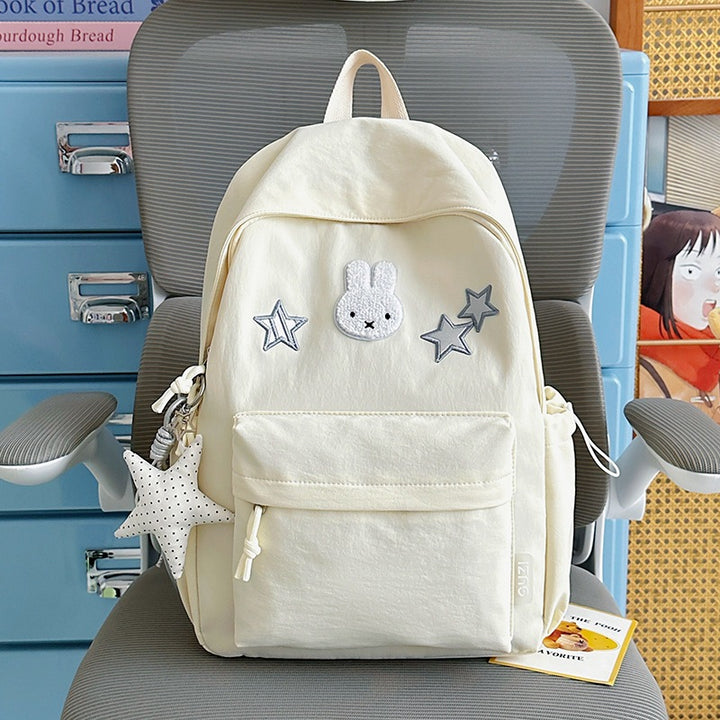 Cute Bunny-Embellished Backpack Kalsten