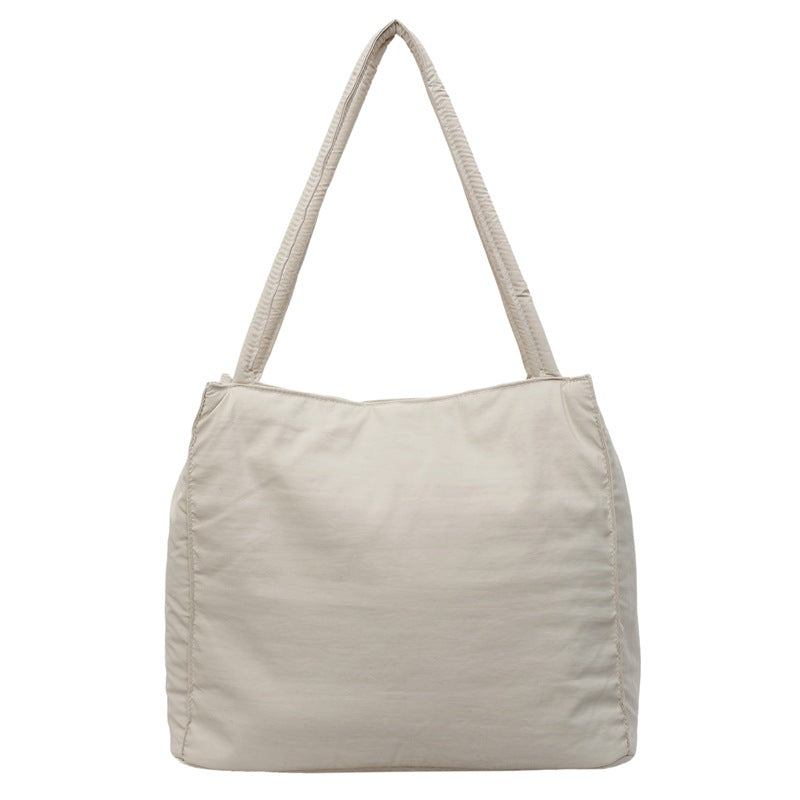 Casual Quilted Shoulder Tote