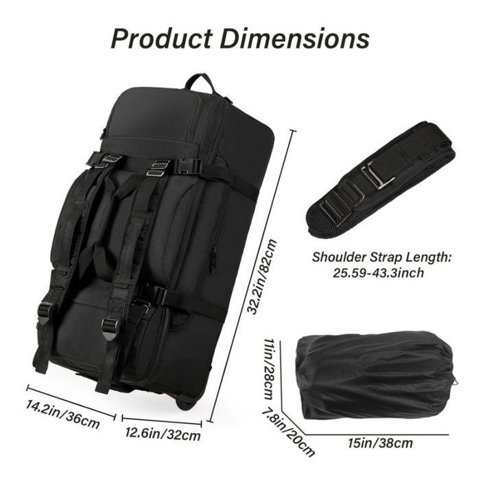 Multifunctional Travel Bag with Integrated Trolley System Kalsten