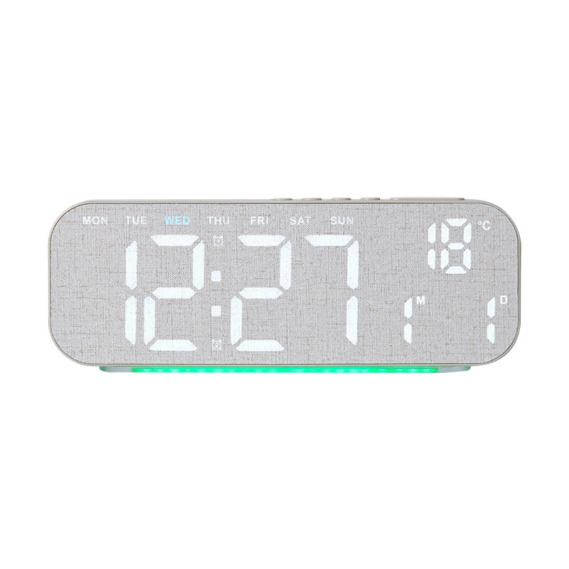 Digital Multi-Function Alarm Clock in Modern Textile Design Kalsten